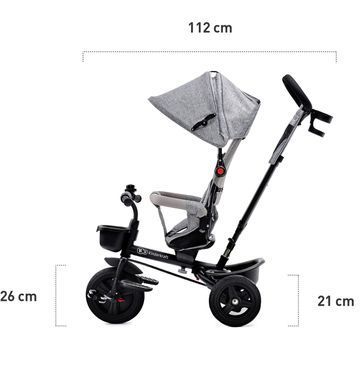 Трехколесный велосипед Kinderkraft Aveo Pink (KKRAVEOPNK0000)