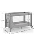 Кровать-манеж Kinderkraft Leody Up Grey (KCLEODUPGRY0000)