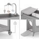 Ліжко-манеж з пеленатором Kinderkraft Leody Up Grey (KCLEODUPGRY00AC)