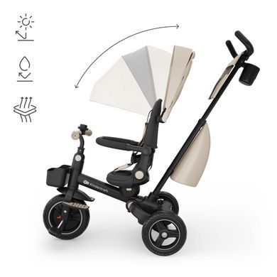 Триколісний велосипед Kinderkraft Spinstep 2 Plus Beige (KRSPST02BEGPL00)
