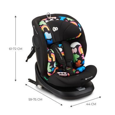 Автокрісло Kinderkraft i-Grow i-Size Happy Shapes (KCIGRO00HAP0000)