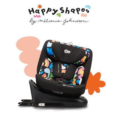 Автокрісло Kinderkraft i-Grow i-Size Happy Shapes (KCIGRO00HAP0000)