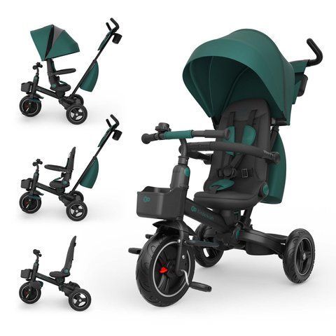 Триколісний велосипед Kinderkraft Spinstep 2 Plus Green (KRSPST02GREPL00)