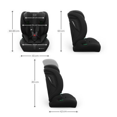 Автокресло Kinderkraft Comfort Up 2 Plus i-Size Black (KCCOUP02BLKPL00)