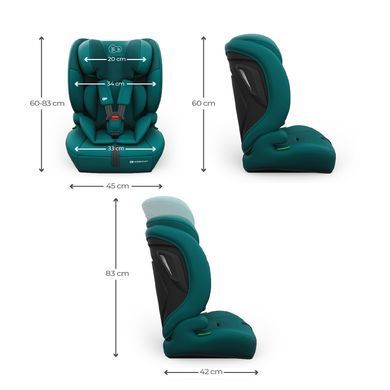 Автокрісло Kinderkraft Comfort Up 2 Plus i-Size Green (KCCOUP02GREPL00)