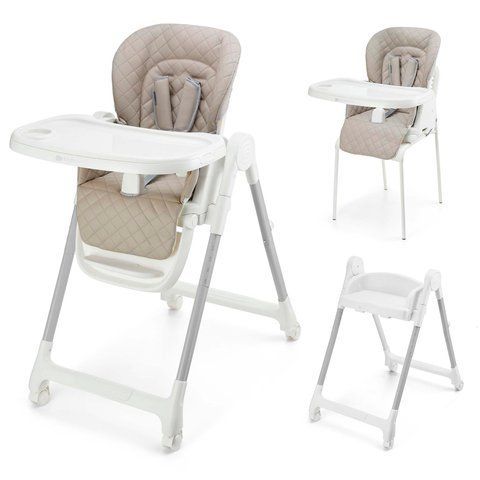 Стульчик для кормления Kinderkraft Tulo Beige (KHTULO00BEG0000)