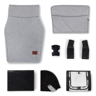 Універсальна коляска 2 в 1 Kinderkraft Everyday 2 Dark Gray Black Frame (KSEVER0BDGR20BS)