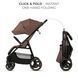 Прогулочная коляска Kinderkraft Trig 3 Brown (KSTRIG03BRW0000)