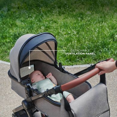 Універсальна коляска 3 в 1 Kinderkraft Esme Pro Gray (KSESME00GRY300N)