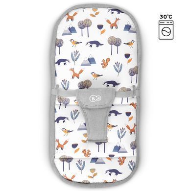 Шезлонг-качалка 5 в 1 Kinderkraft Unimo 2020 Stone Grey (KKBUNIOGRY000N)