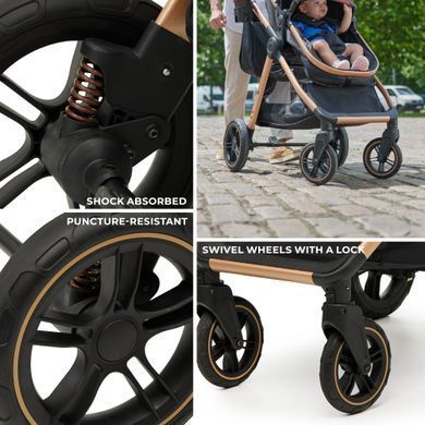 Універсальна коляска 3 в 1 Kinderkraft Esme Pro Gray (KSESME00GRY300N)