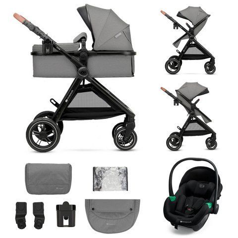 Універсальна коляска 3 в 1 Kinderkraft Esme Pro Gray (KSESME00GRY300N)