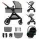 Універсальна коляска 3 в 1 Kinderkraft Esme Pro Gray (KSESME00GRY300N)