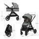 Універсальна коляска 3 в 1 Kinderkraft Esme Pro Gray (KSESME00GRY300N)
