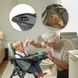 Стільчик для годування Kinderkraft Foldee Spotty Grey (KHFOLD00GRY000N)