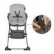 Стільчик для годування Kinderkraft Foldee Spotty Grey (KHFOLD00GRY000N)