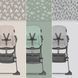 Стільчик для годування Kinderkraft Foldee Spotty Grey (KHFOLD00GRY000N)