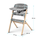 Стульчик для кормления Kinderkraft Igee Cloudy Grey (KHIGEE00GRY0000)