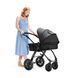Универсальная коляска 3 в 1 Kinderkraft Moov Black (KKWMOOVBLK00NC)