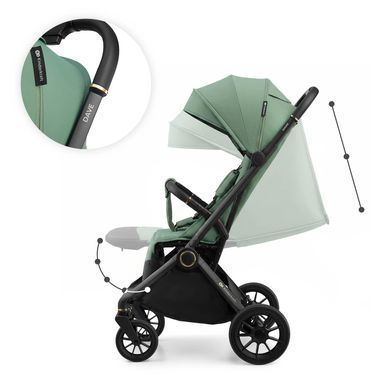 Прогулочная коляска Kinderkraft Dave Sage Green (KSDAVE00GRE0000)