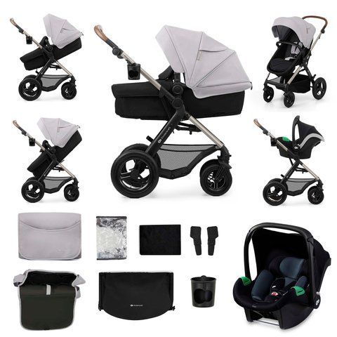 Универсальная коляска 3 в 1 Kinderkraft Moov 2 Air Moonlight Grey (KSMOOV02GRY0000)