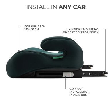 Автокрісло-бустер Kinderkraft i-Boost Green (KCIBOO00GRE0000)