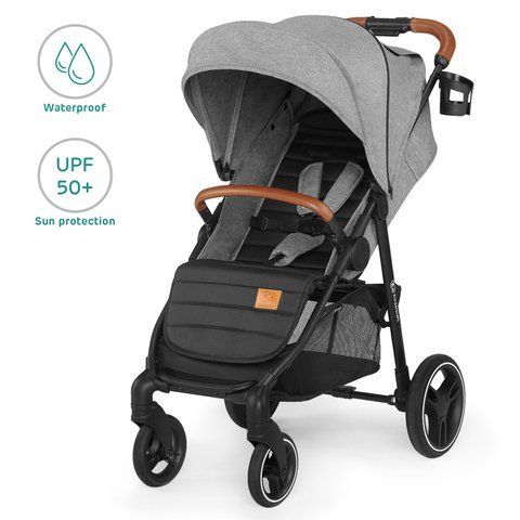 Прогулочная коляска Kinderkraft Grande LX Gray (KKWGRANGRY00LX)