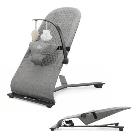 Шезлонг-качалка Kinderkraft Mimi Dark Grey (KBMIMI00DGR0000)