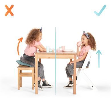 Стульчик для кормления с подушкой Kinderkraft Enock White Wood (KHENOC0PWHT0000)