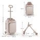 Детский чемодан-каталка Kinderkraft Cabby Gold (KACABB00GLD0000)