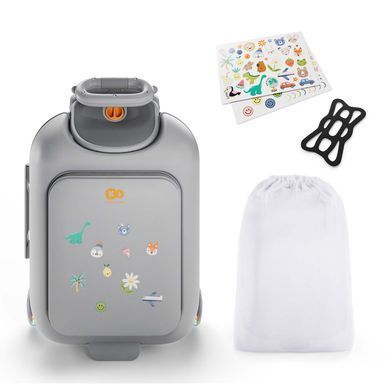 Дитячий чемодан-каталка Kinderkraft Cabby Grey (KACABB00GRY0000)