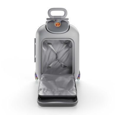 Дитячий чемодан-каталка Kinderkraft Cabby Grey (KACABB00GRY0000)
