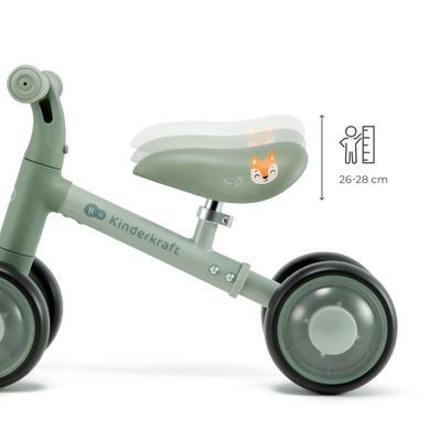 Каталка-беговел Kinderkraft Cutie Flash Green (KRCUFL00GRE0000)