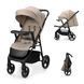 Прогулочная коляска Kinderkraft Trig 3 Tray Beige (KSTRIG03BEG000T)