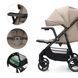 Прогулочная коляска Kinderkraft Trig 3 Tray Beige (KSTRIG03BEG000T)