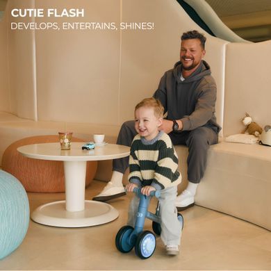Каталка-біговел Kinderkraft Cutie Flash Pink (KRCUFL00PNK0000)