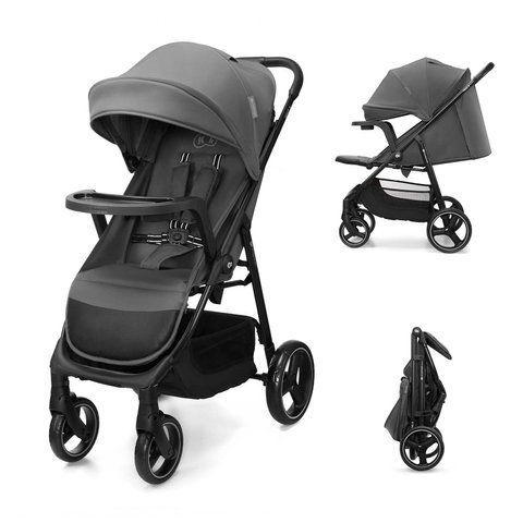 Прогулянкова коляска Kinderkraft Trig 3 Tray Grey (KSTRIG03GRY000T)