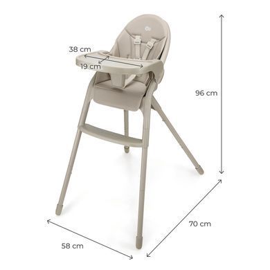 Стільчик для годування Kinderkraft Dinnly Beige (KHDINN00BEG0000)