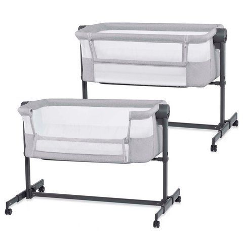 Приставне ліжко-люлька Kinderkraft Nestee Up 2 Light Grey (KLNEE002LGR0000)